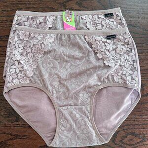 Cotton Panty - New with tags Mengni Sirou Undies in Tan with Lace